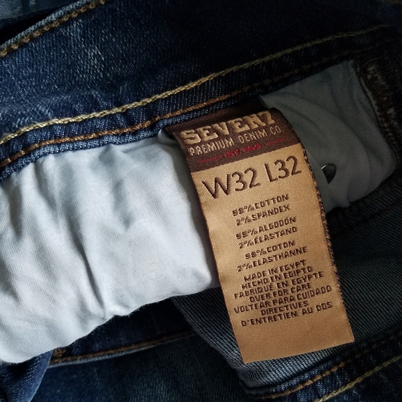 NWT SEVEN7  Co. Men's Jeans Slim Straight 32wx32L - Picture 8 of 11